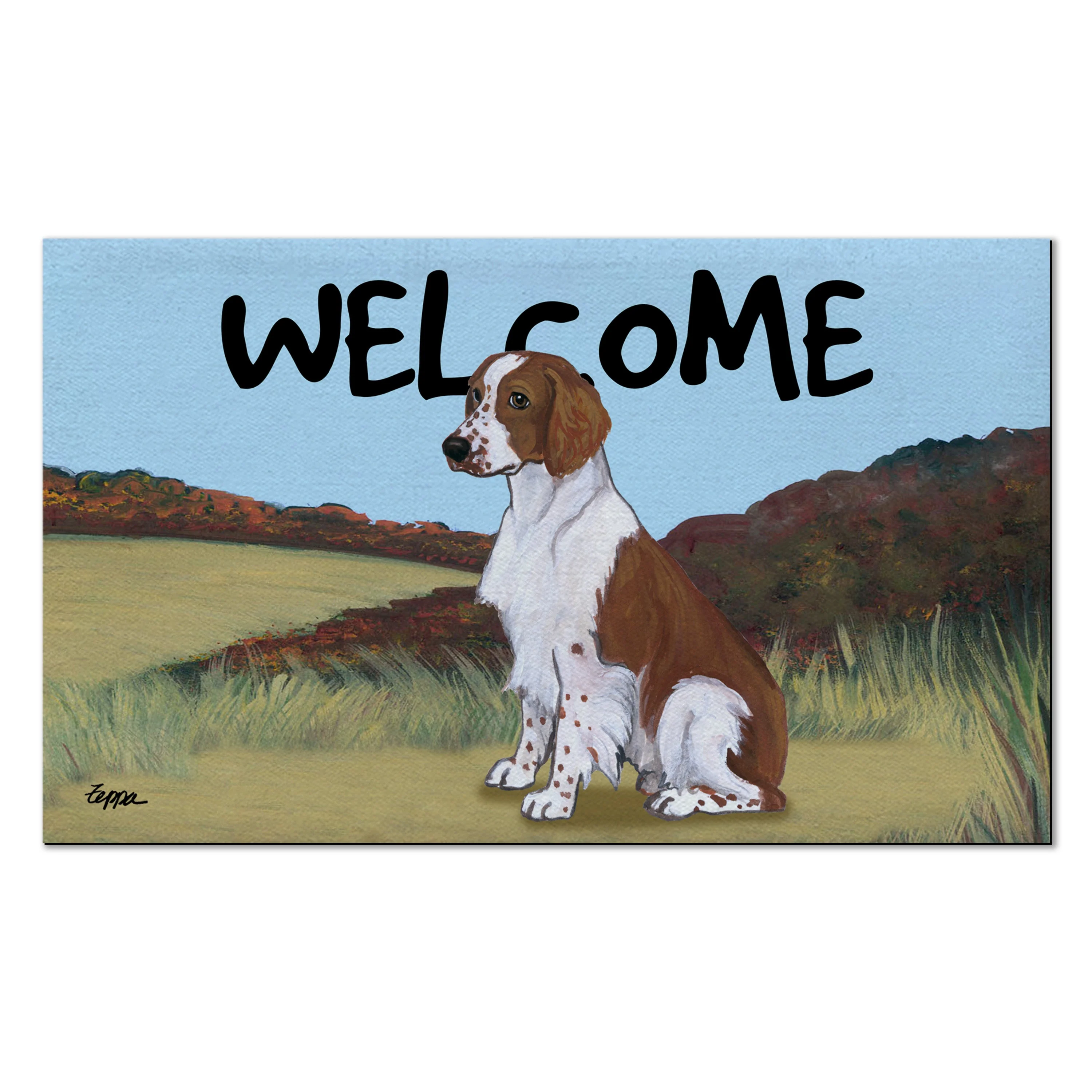 Welsh Springer Spaniel Welcome Mat - Image 5