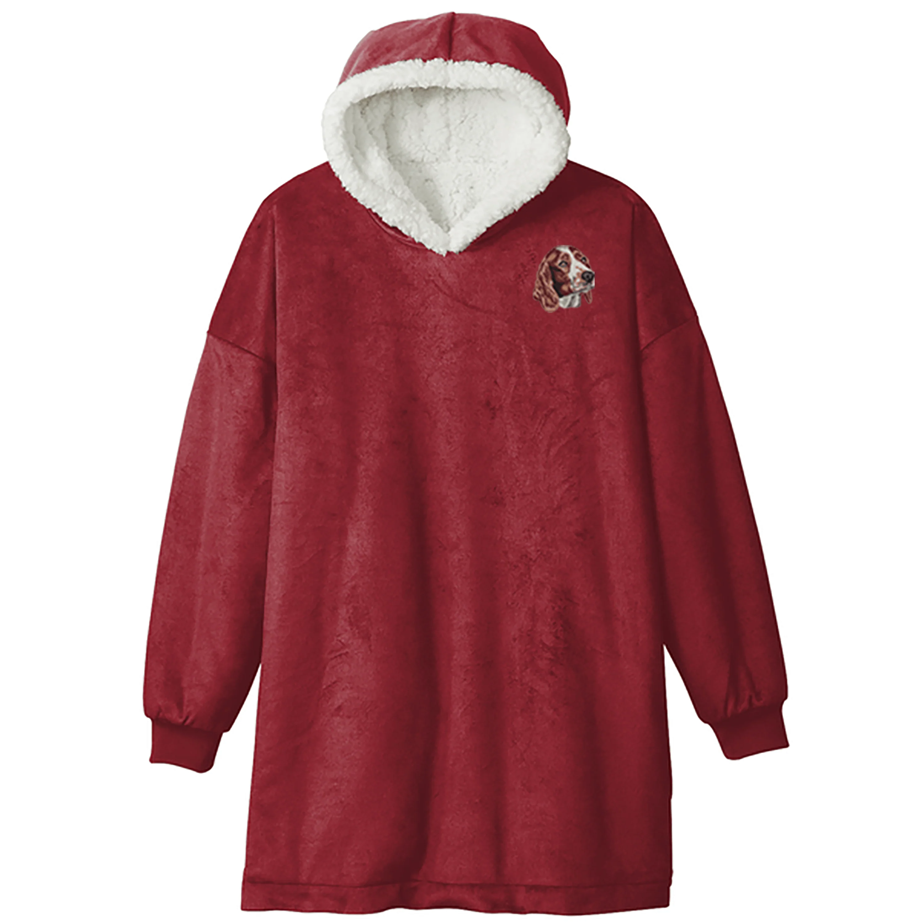Welsh Springer Spaniel Embroidered Wearable Blanket - Image 7