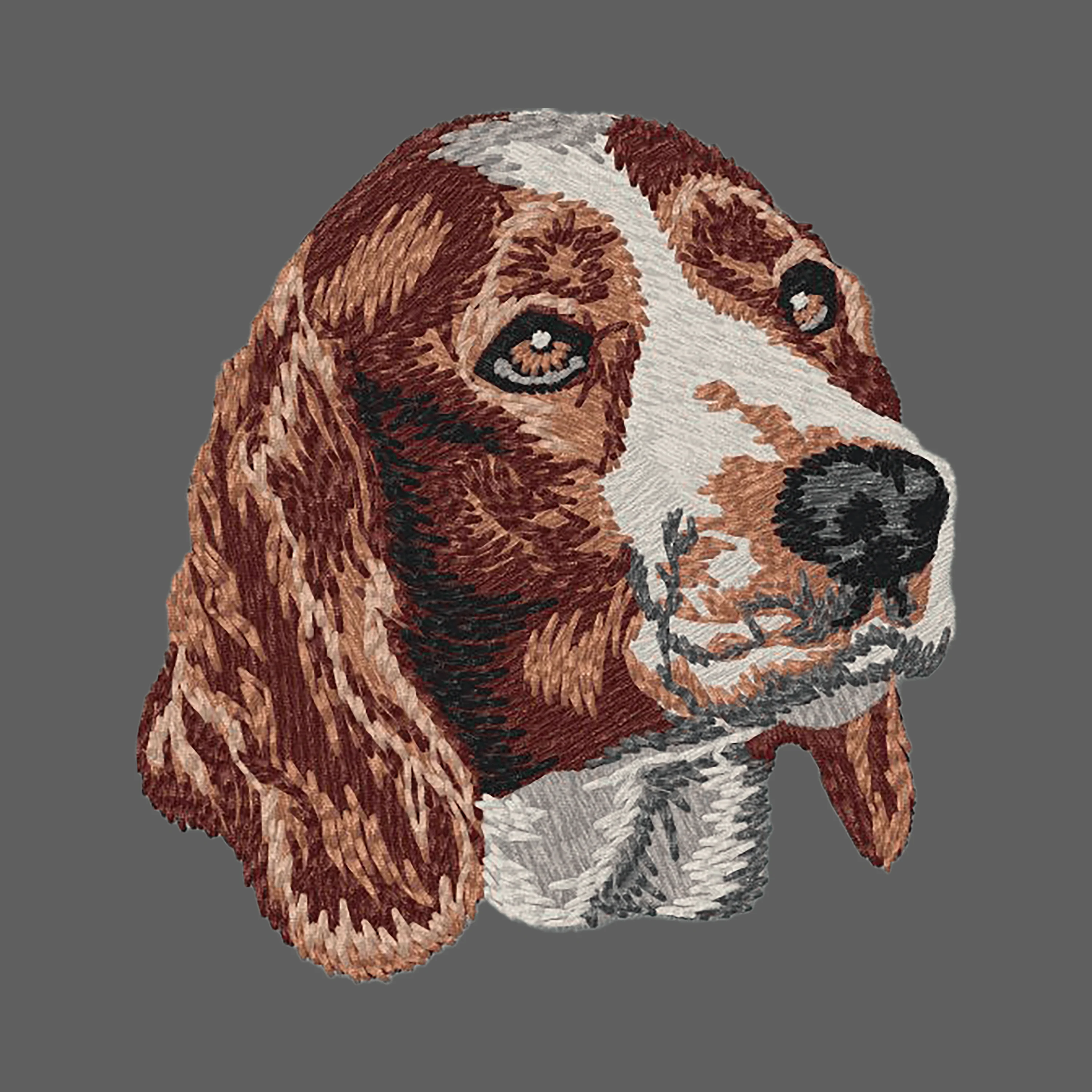 Welsh Springer Spaniel Embroidered Women's Fleece Jacket - Image 2