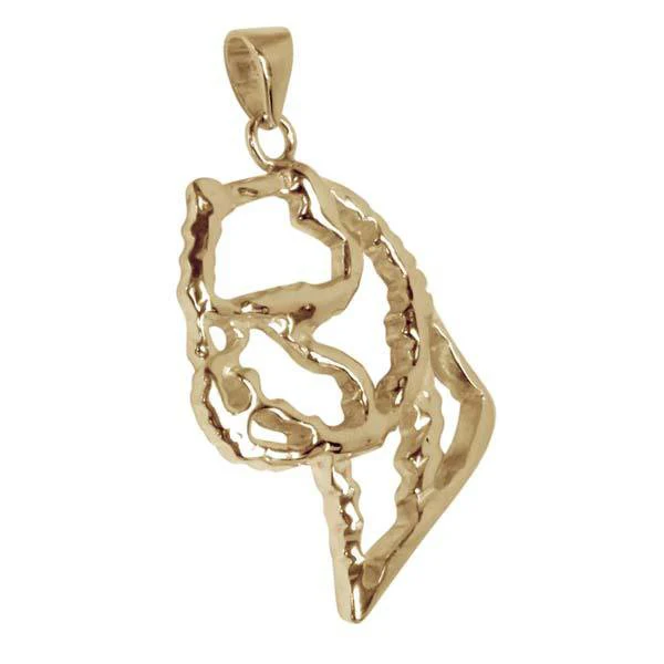 West Highland White Terrier 14K Gold Cut Out Pendant - Image 2