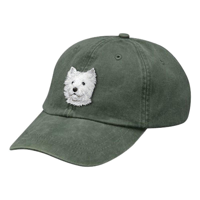 West Highland White Terrier Embroidered Baseball Cap - Image 4
