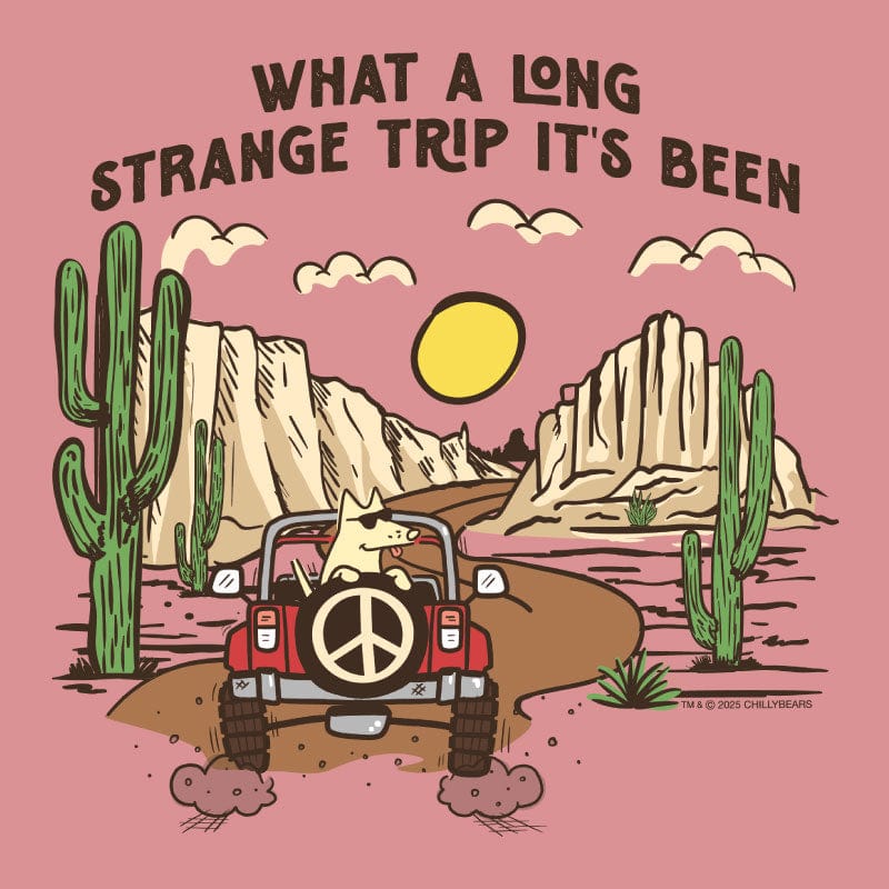 What a Long Strange Trip Its Been - Ladies T-Shirt V-Neck - Image 2