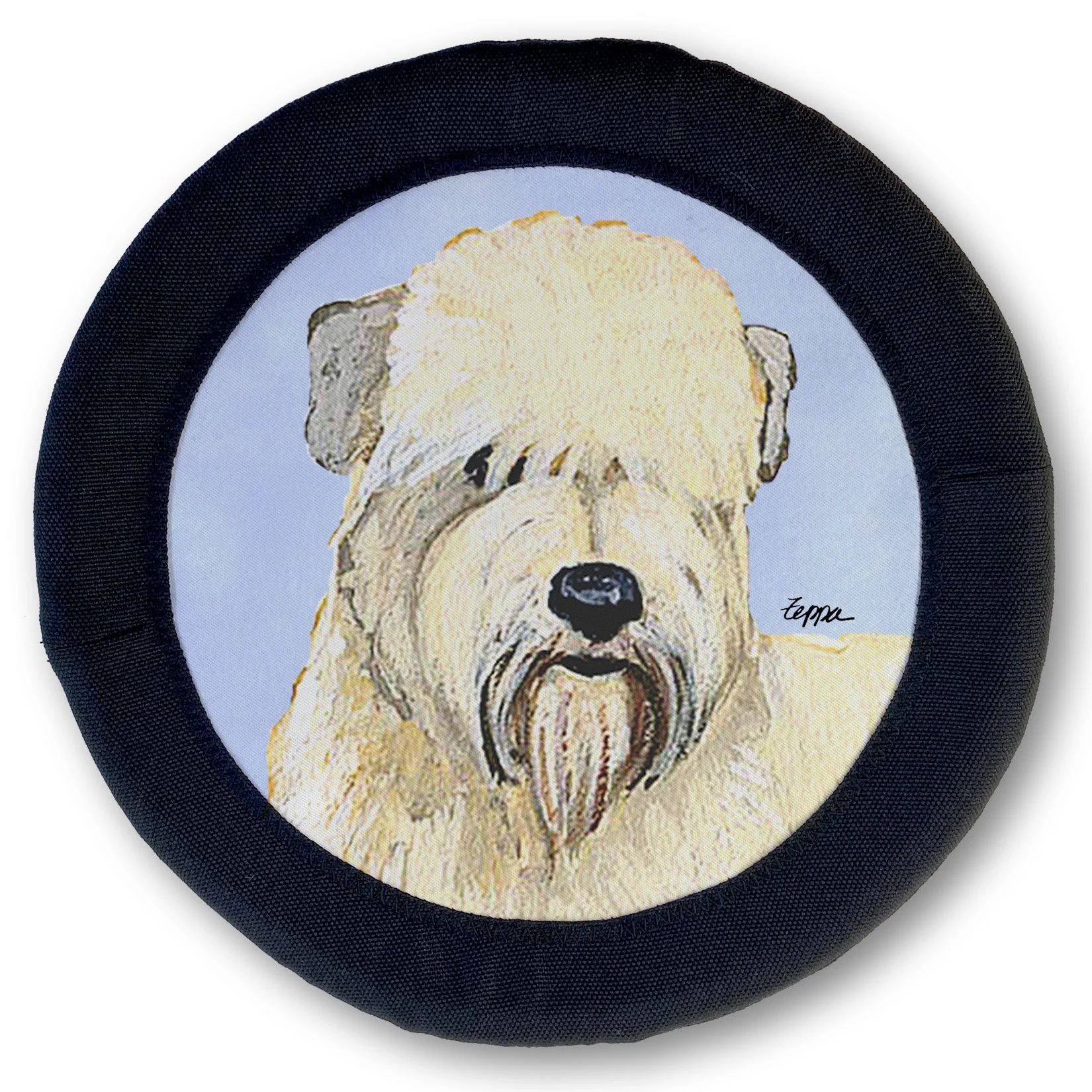 Soft Coated Wheaten Terrier FOTOFRISBY Flying Dog Disc Toy