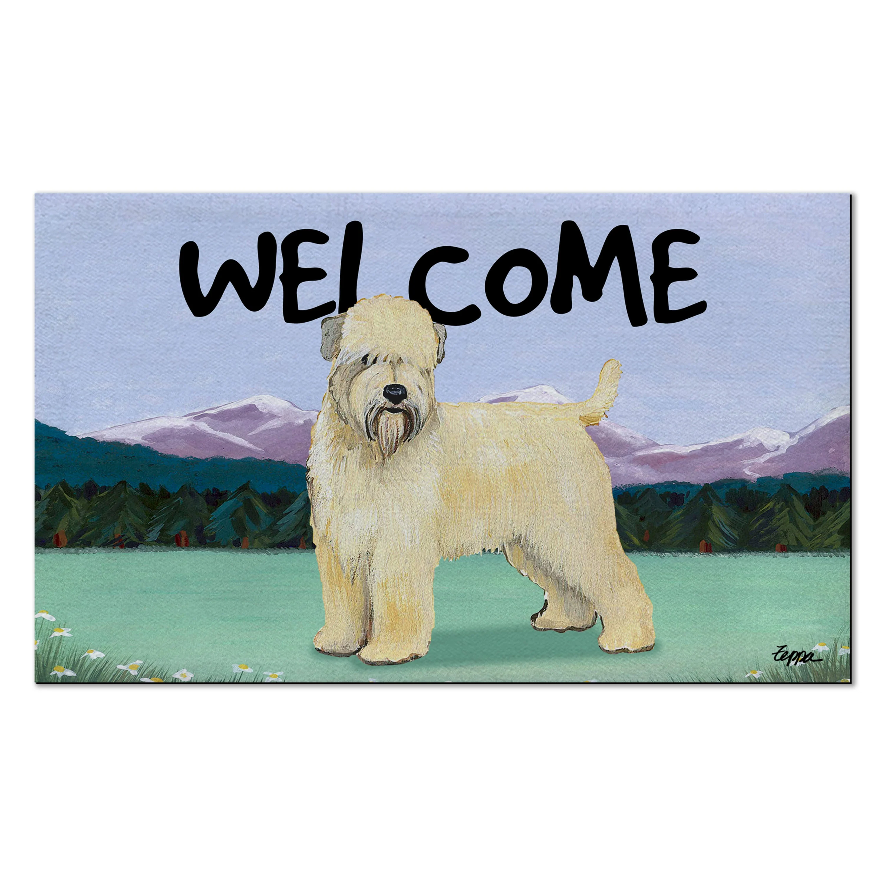 Soft Coated Wheaten Terrier Welcome Mat - Image 3