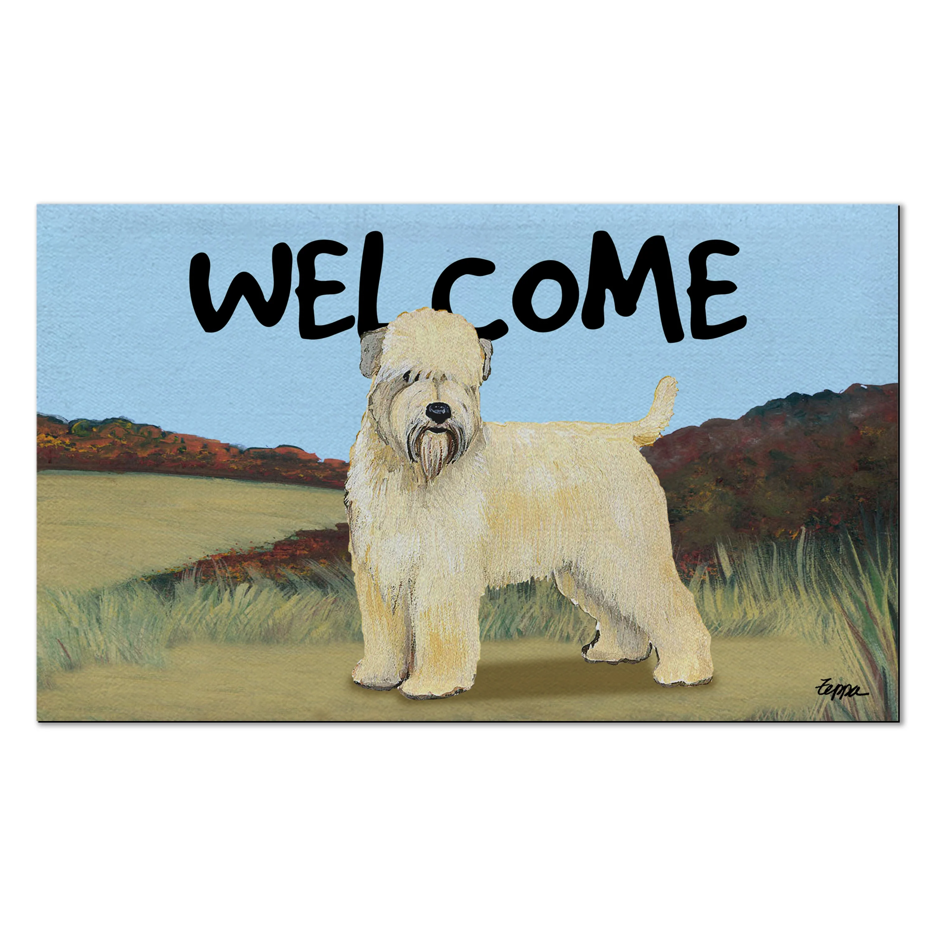 Soft Coated Wheaten Terrier Welcome Mat - Image 5