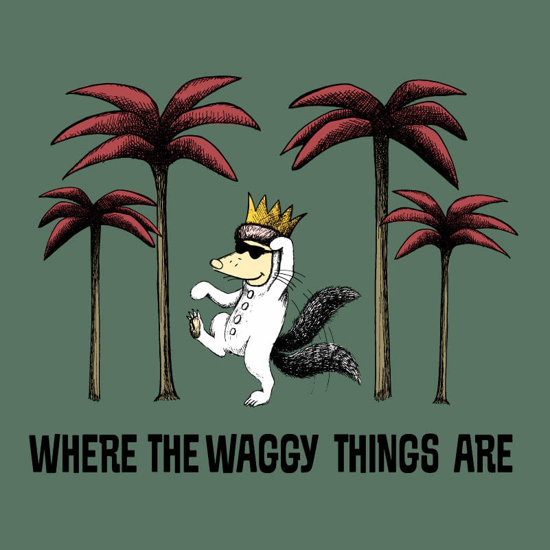 Where The Waggy Things Are - Crewneck Sweatshirt - Image 2