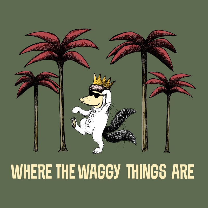Where The Waggy Things Are - Lightweight Tee - Image 2