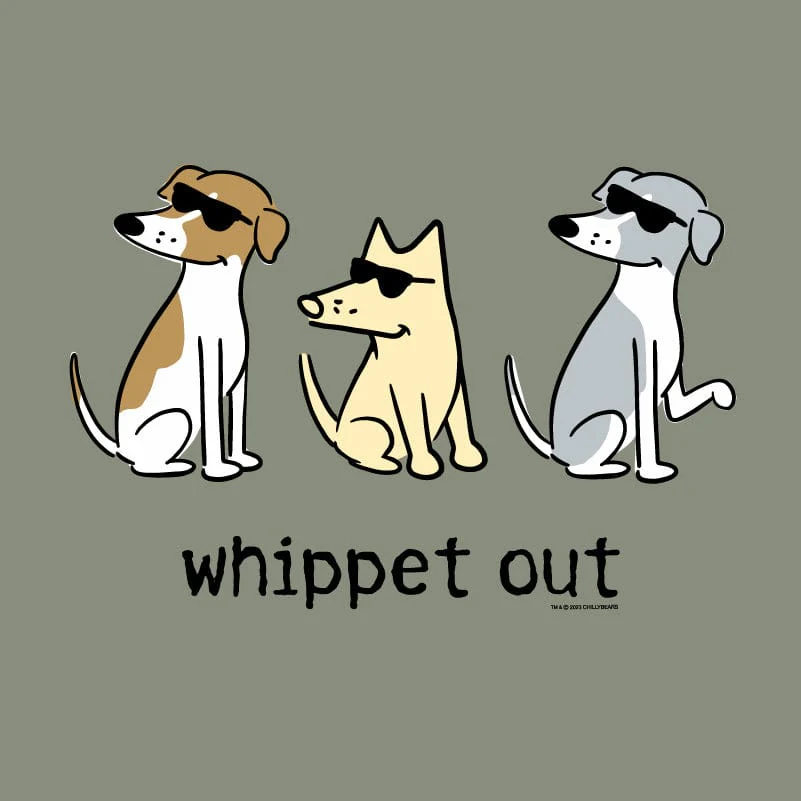 Whippet Out - Ladies Curvy V-Neck Tee - Image 2
