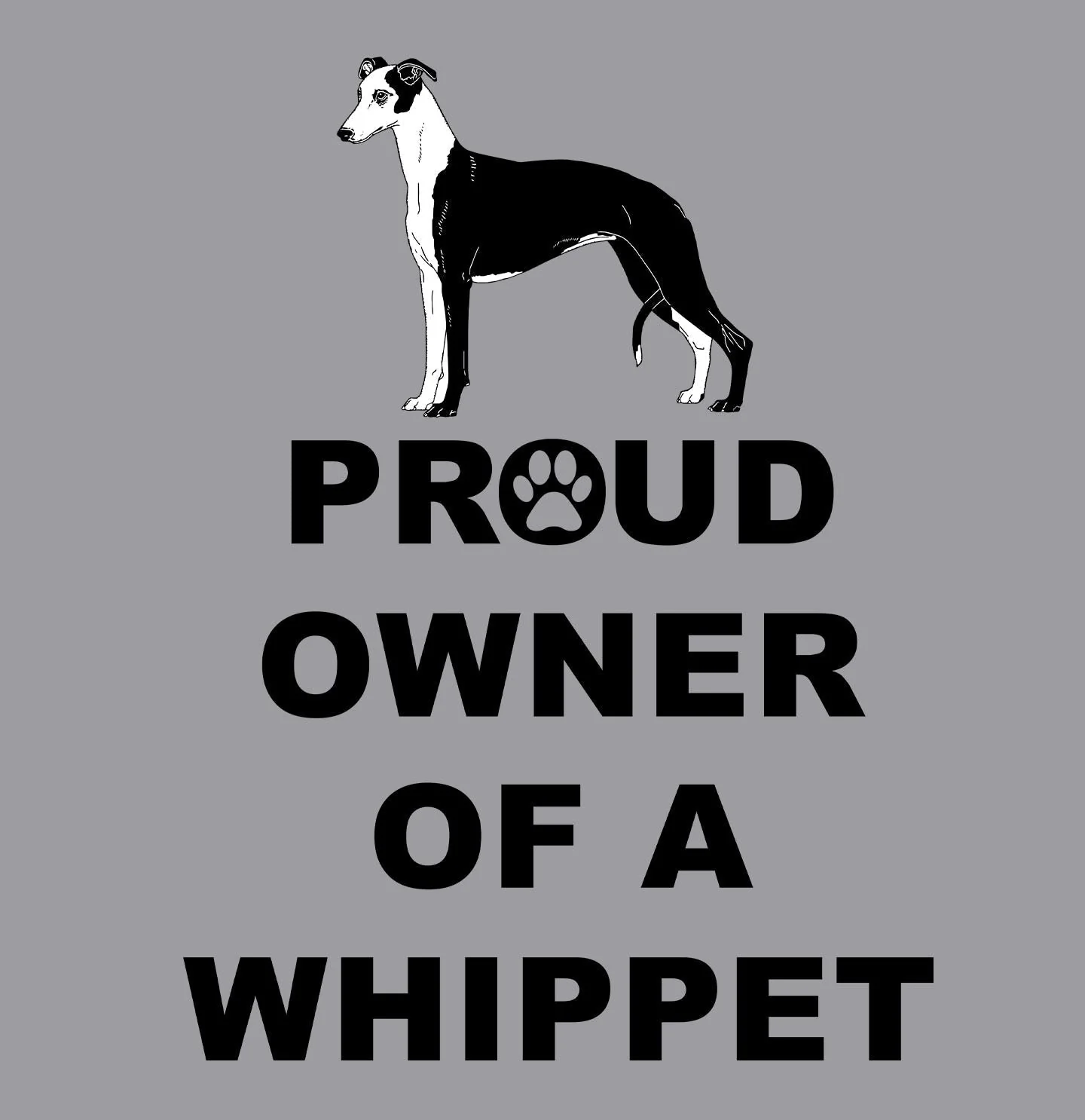 Whippet Proud Owner - Adult Unisex T-Shirt - Image 2