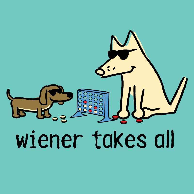 Wiener Takes All - Ladies T-Shirt V-Neck - Image 2