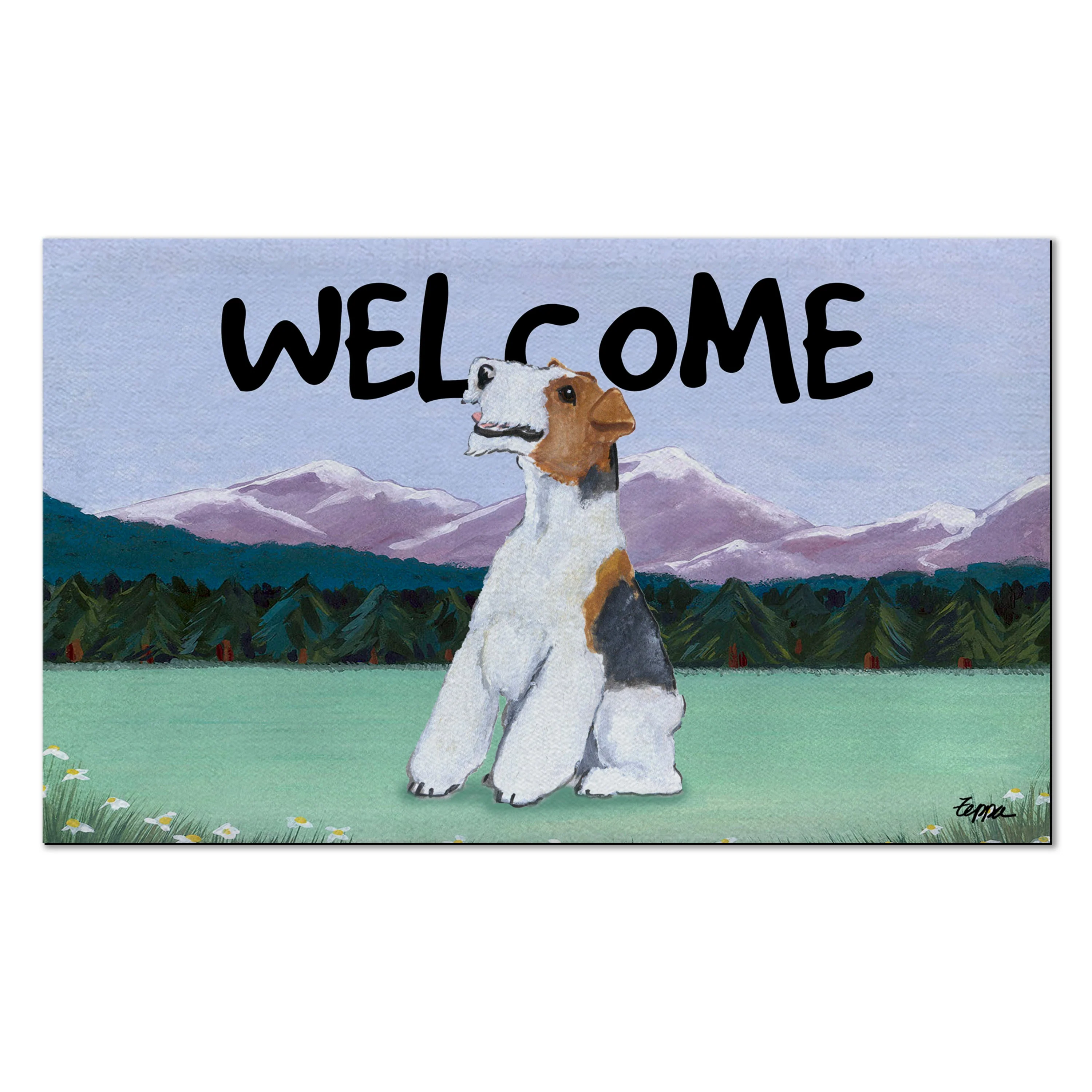 Wire Fox Terrier Welcome Mat - Image 3