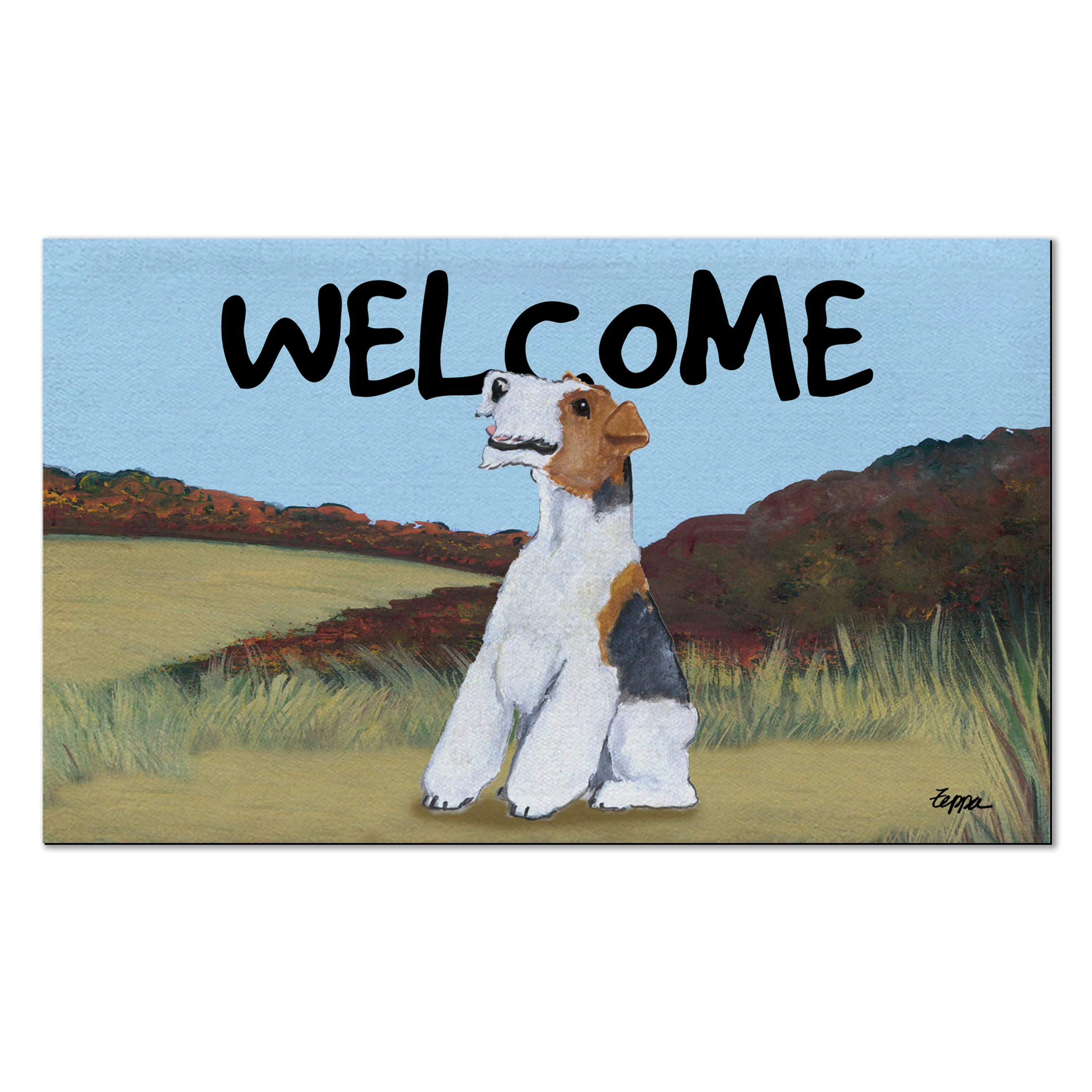 Wire Fox Terrier Welcome Mat - Image 5