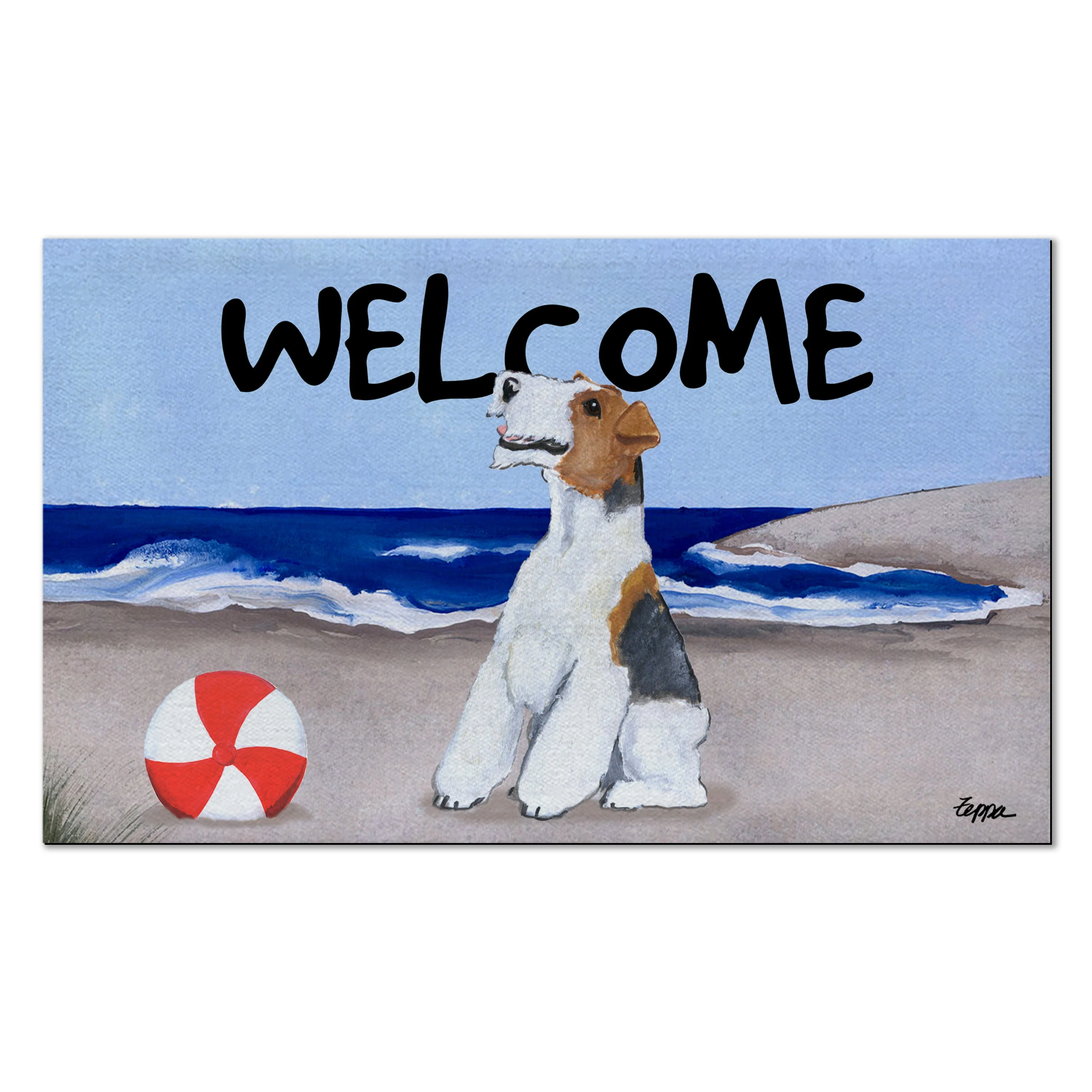 Wire Fox Terrier Welcome Mat - Image 6