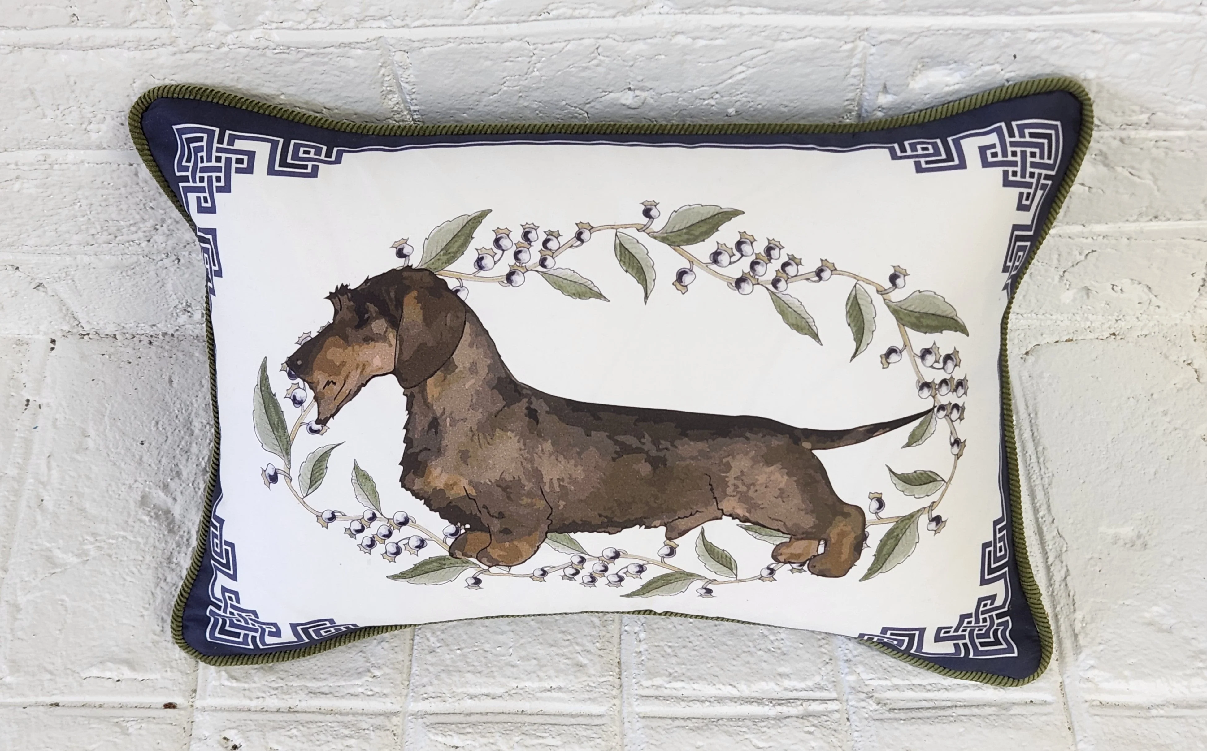 Wirehaired Dachshund Pillow Cover - Image 3