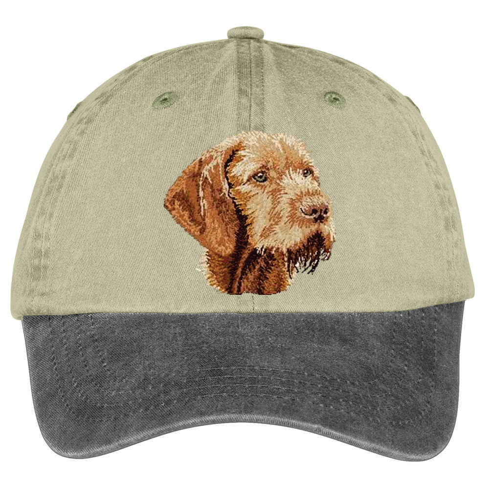 Wirehaired Vizsla  Embroidered Two Tone Baseball Cap - Image 2