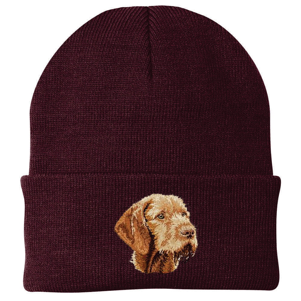 Wirehaired Vizsla Embroidered Beanie