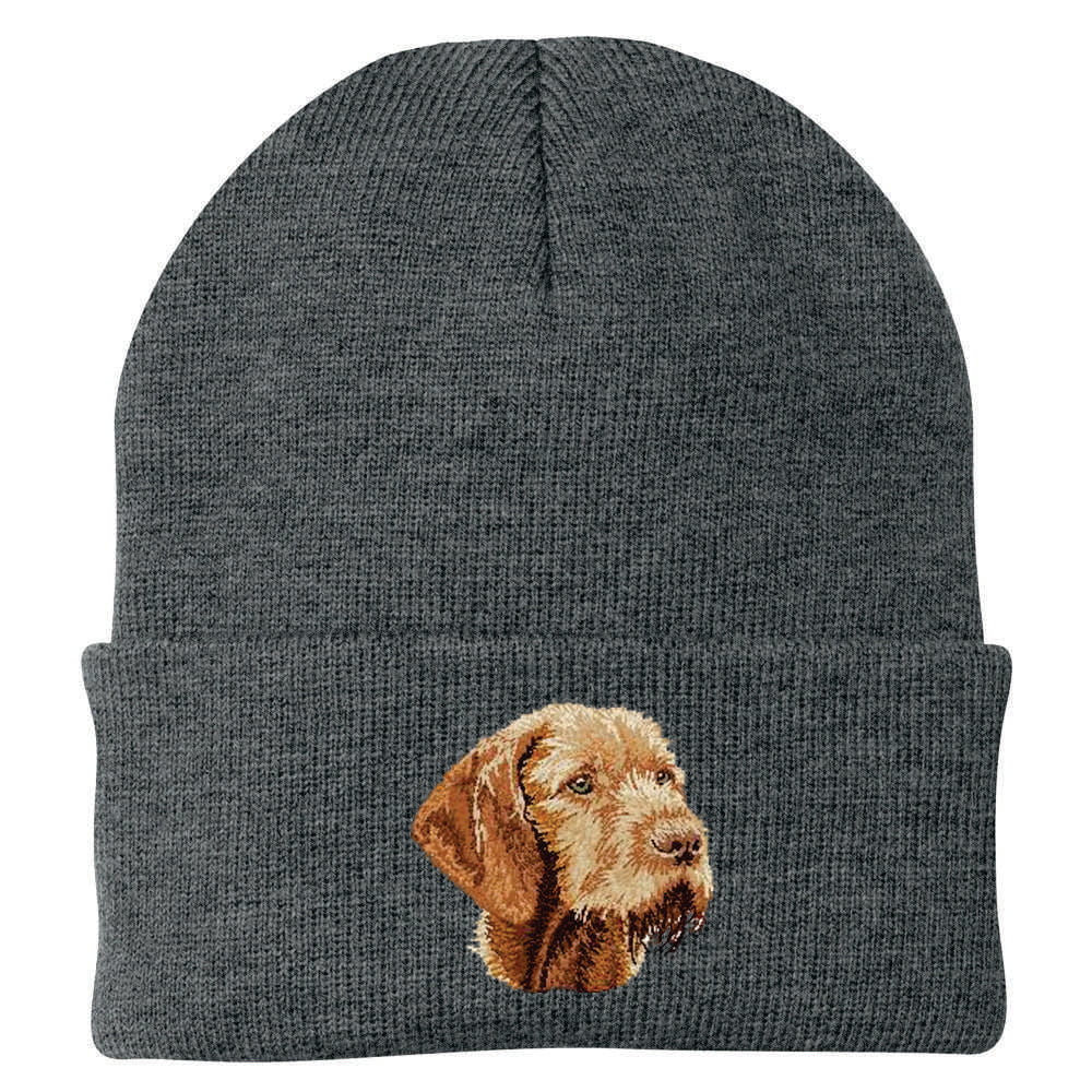 Wirehaired Vizsla Embroidered Beanie - Image 2