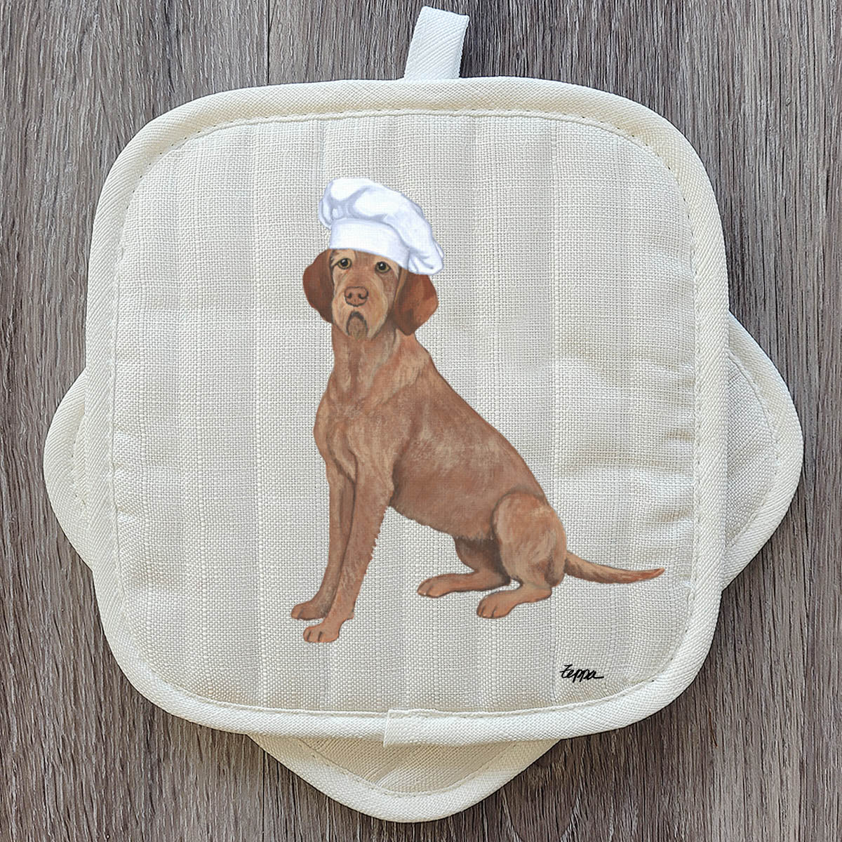 Wirehaired Vizsla Pot Holder Set