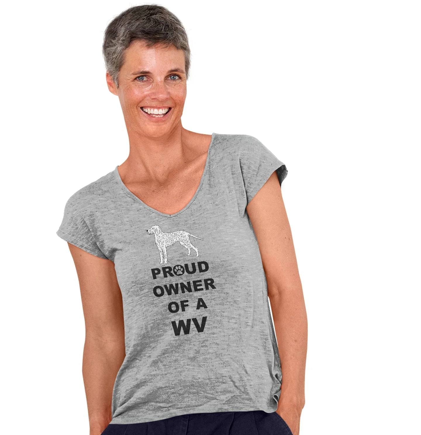 Wirehaired Vizsla Proud Owner - Women's V-Neck T-Shirt