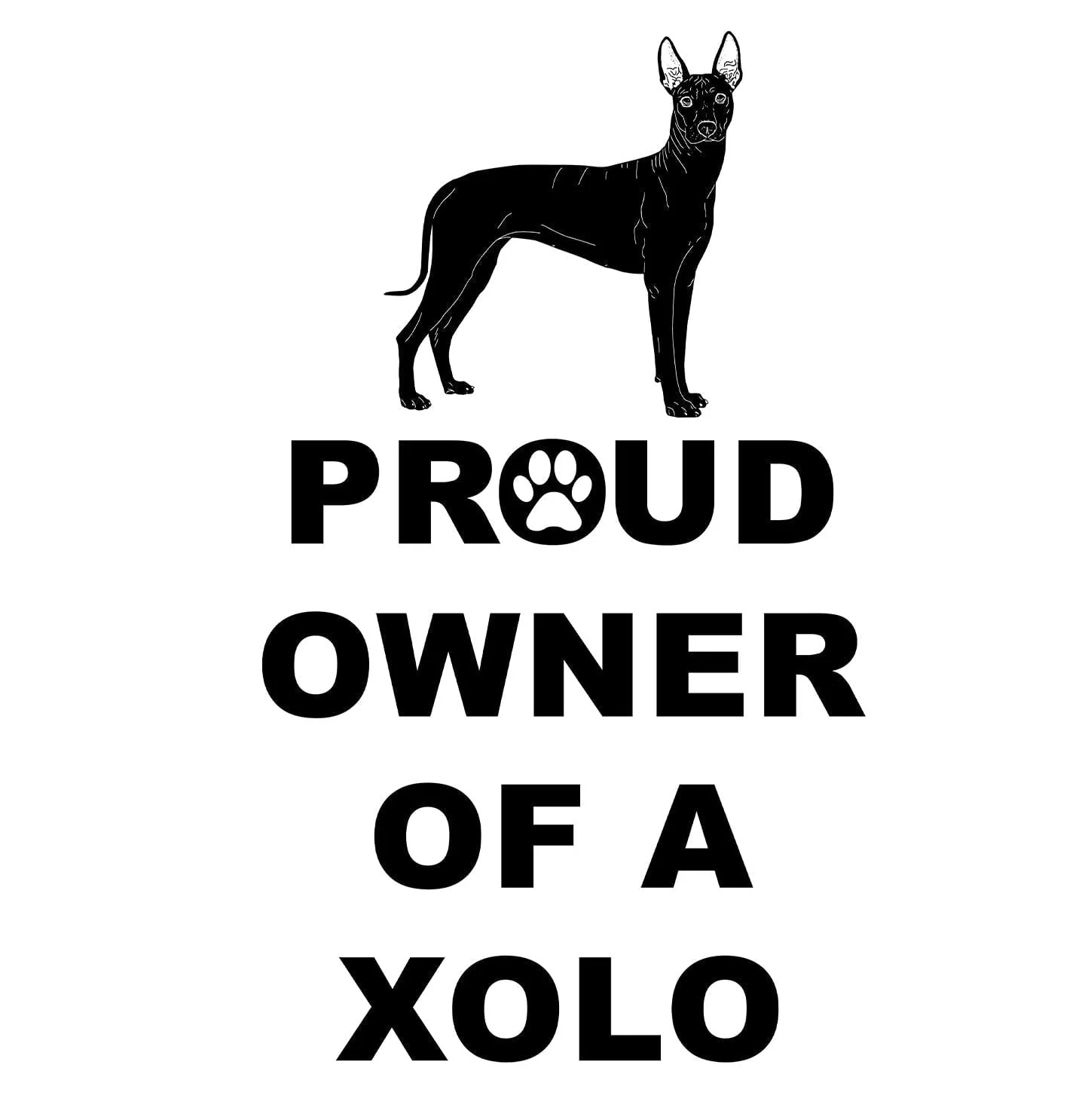 Xoloitzcuintli Proud Owner - Women's V-Neck T-Shirt - Image 2