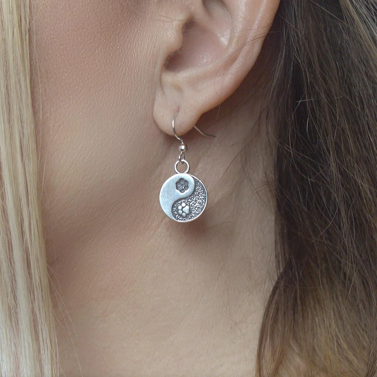 Yin & Yang Paw Earrings - Image 3