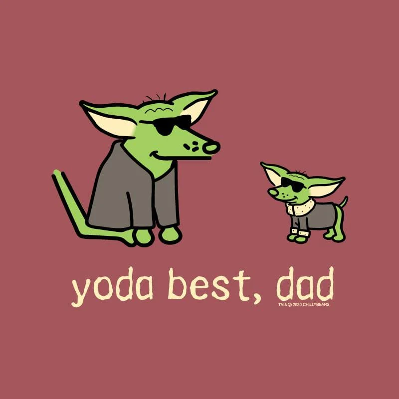 Yoda Best, Dad - Lightweight Tee - Image 2