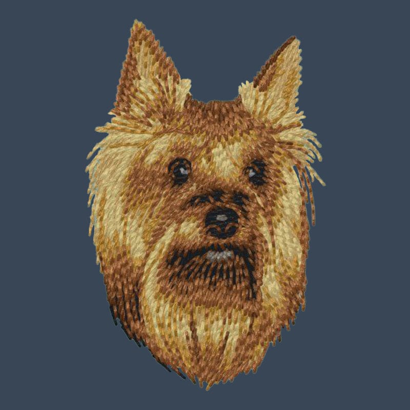 Yorkshire Terrier Embroidered Women's Denim Shirt - Image 4