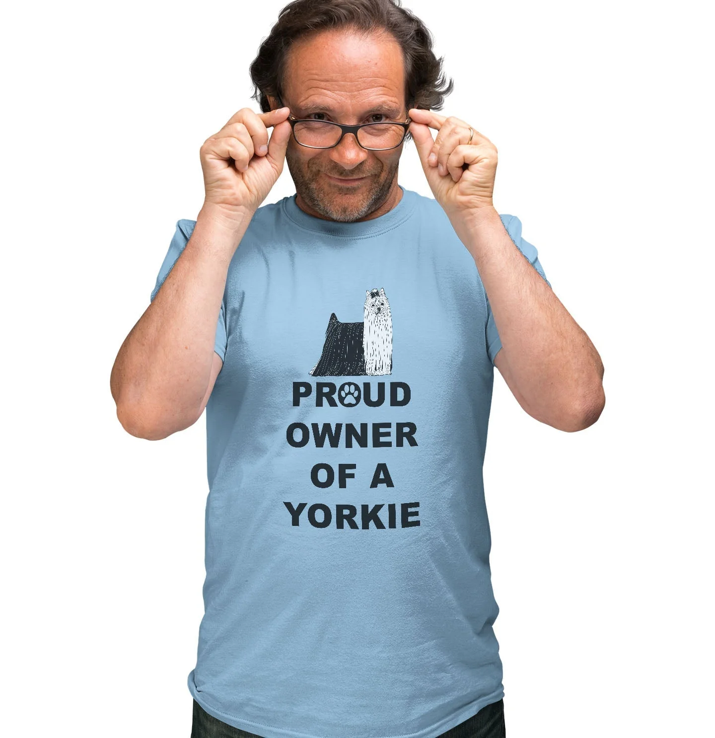 Yorkshire Terrier Proud Owner - Adult Unisex T-Shirt