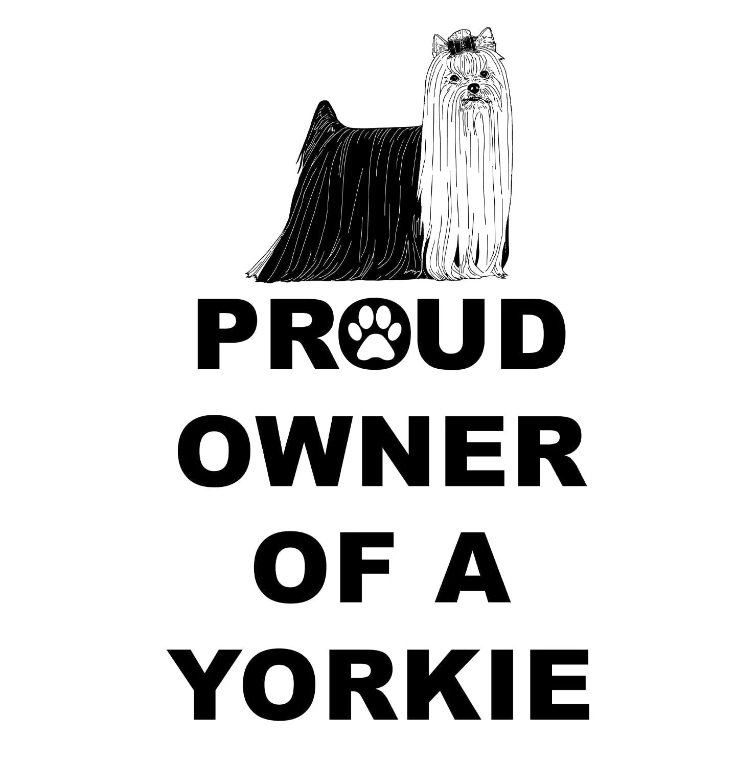 Yorkshire Terrier Proud Owner - Women's V-Neck T-Shirt - Image 2