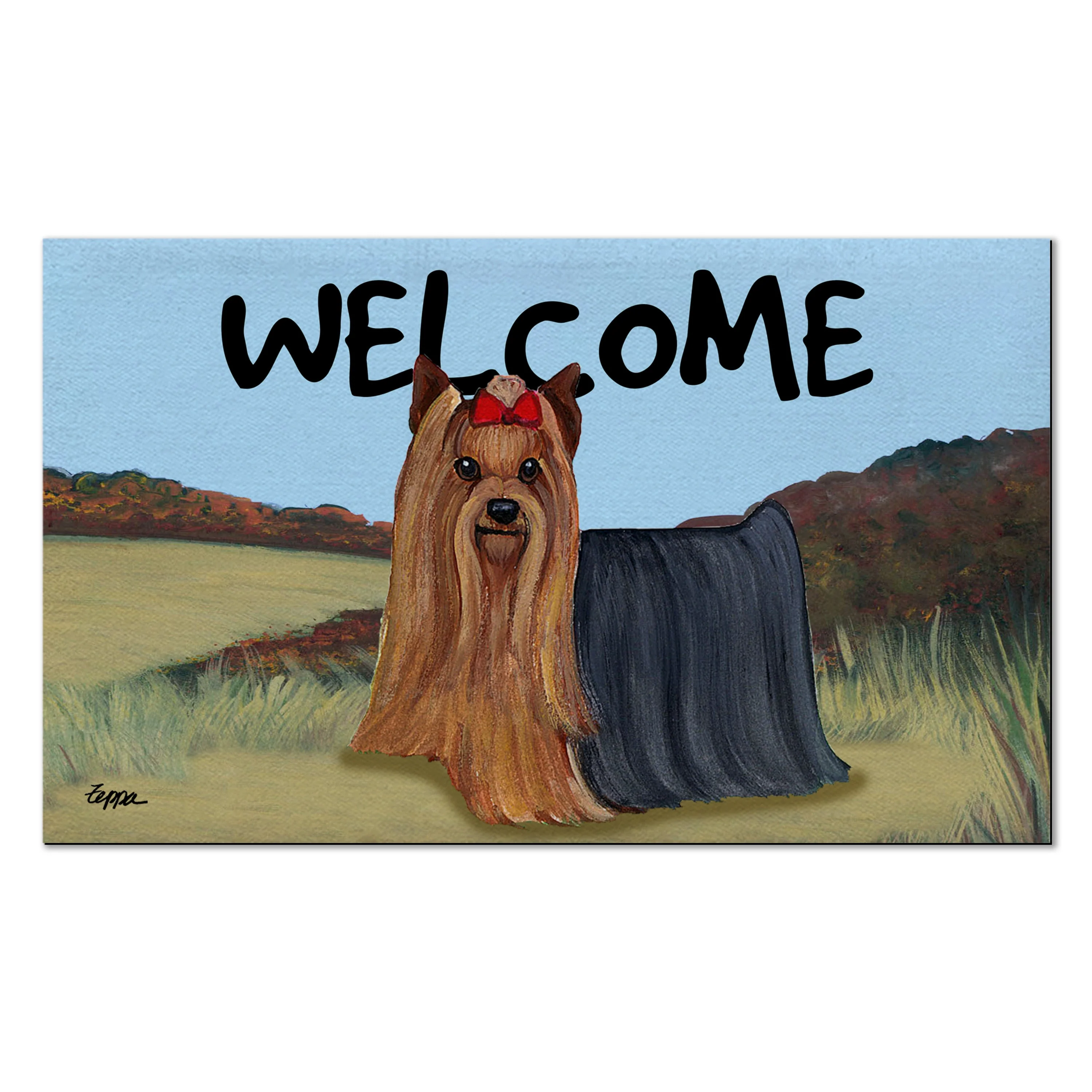 Yorkshire Terrier Welcome Mat - Image 4