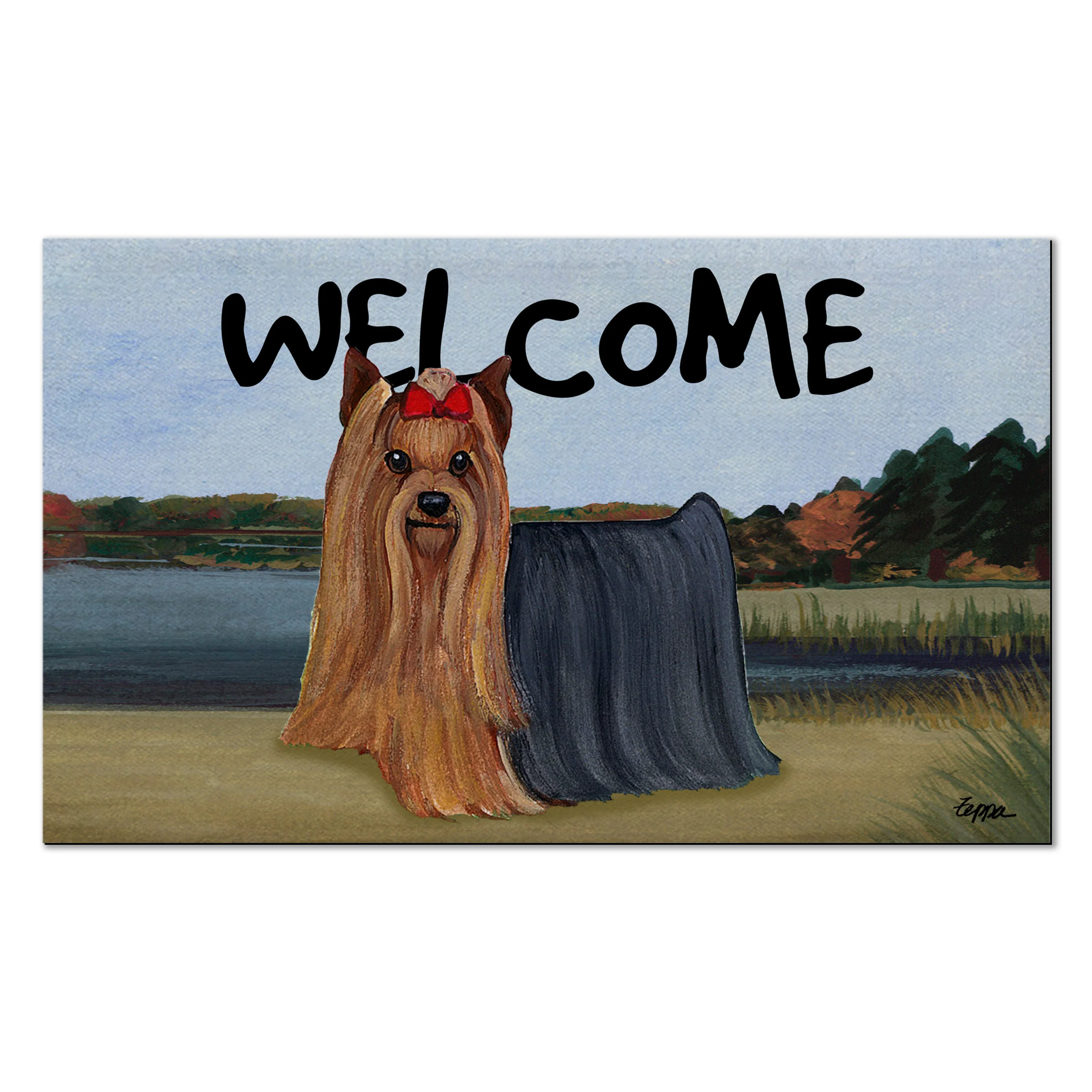 Yorkshire Terrier Welcome Mat - Image 5
