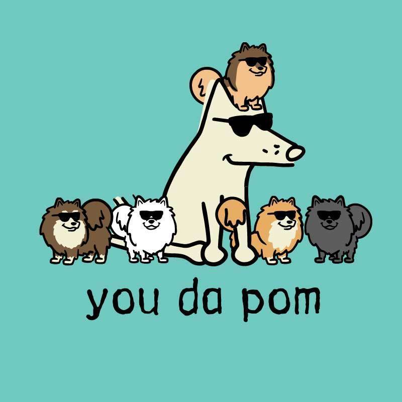 You Da Pom - Ladies T-Shirt V-Neck - Image 2