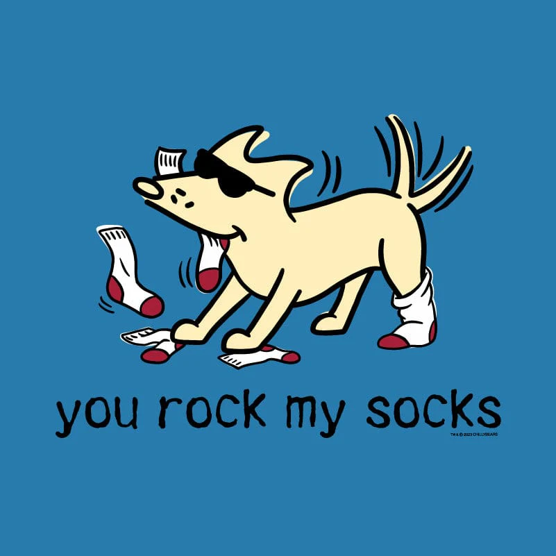 You Rock My Socks - Ladies T-Shirt V-Neck - Image 2