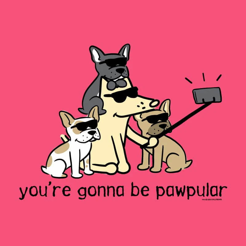 You're Gonna Be Pawpular - Ladies Plus V-Neck Tee - Image 2